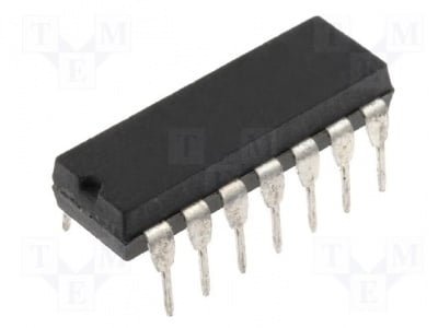 PIC16F684-I/P Микроконтролер PIC; EEPROM:256B; SRAM:128B; 20MHz; DIP14